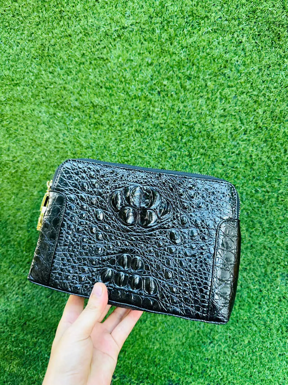 Clutch da cá sấu – Mẫu 002 – mã SD-CL-002