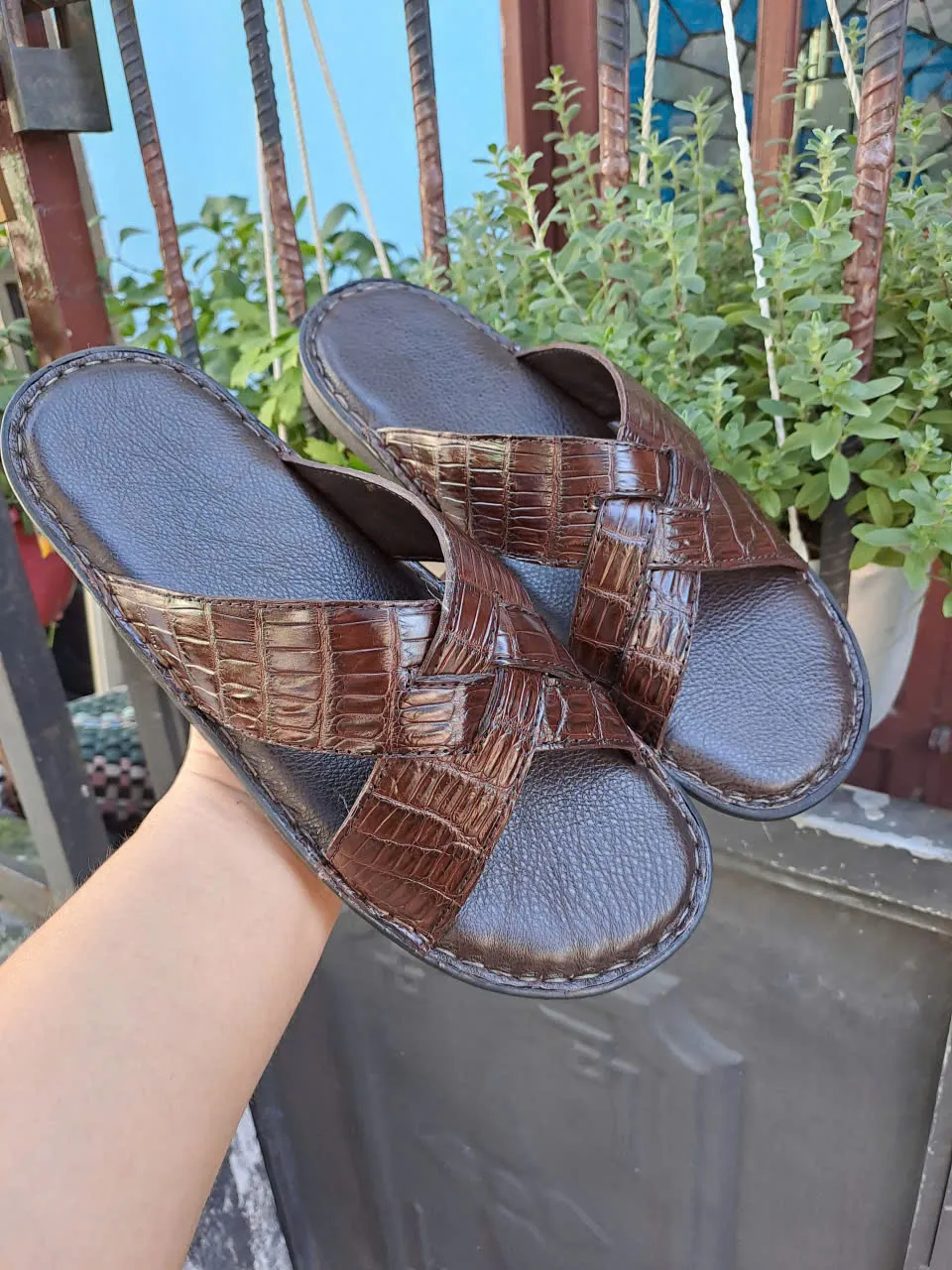Dép da cá sấu – Mẫu 003 – mã SD-D-003