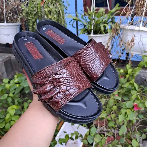 Dép da cá sấu – Mẫu 004 – mã SD-D-004