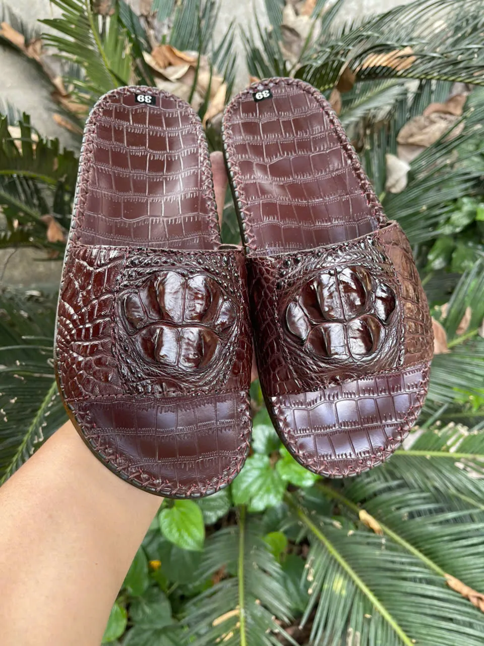 Dép da cá sấu – Mẫu 014 – mã SD-D-014