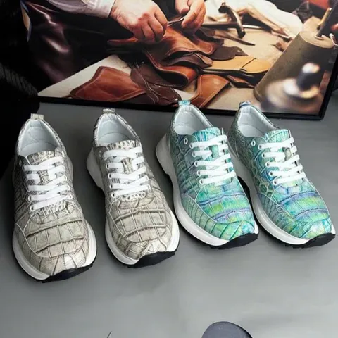 Giày sneaker da cá sấu – Mẫu 089 – mã SD-SNK-089