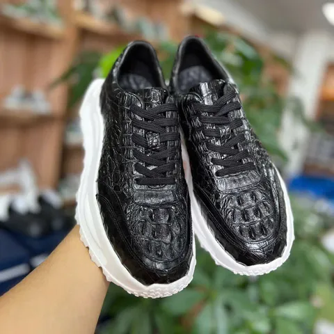 Giày sneaker da cá sấu – Mẫu 110 – mã SD-SNK-110
