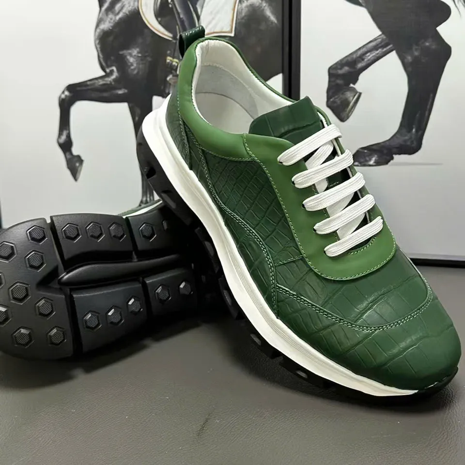 Giày sneaker da cá sấu – Mẫu 111 – mã SD-SNK-111