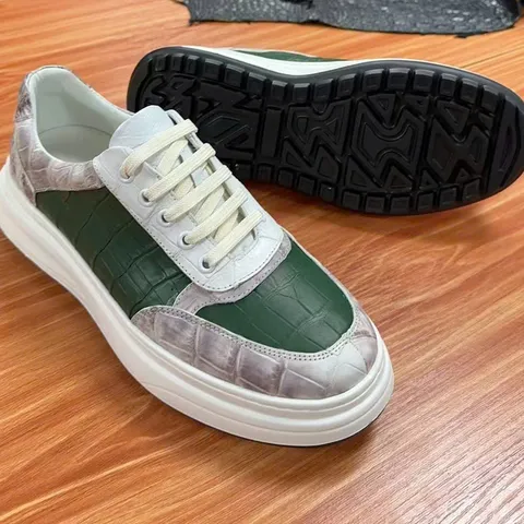 Giày sneaker da cá sấu – Mẫu 117 – mã SD-SNK-117