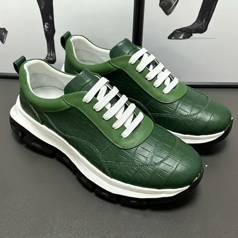 Giày sneaker da cá sấu – Mẫu 123 – mã SD-SNK-123