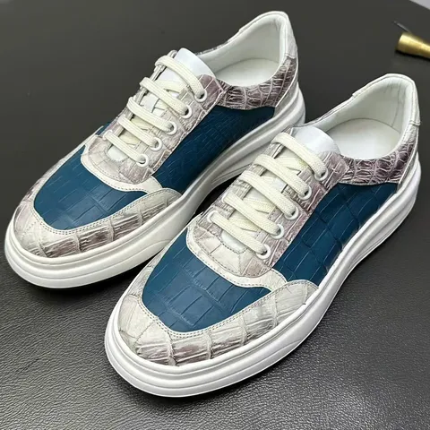 Giày sneaker da cá sấu – Mẫu 127 – mã SD-SNK-127
