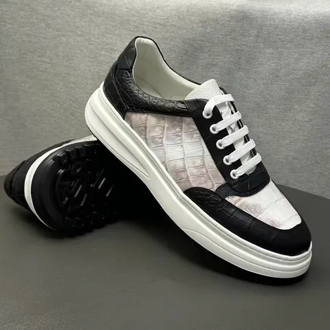 Giày sneaker da cá sấu – Mẫu 129 – mã SD-SNK-129