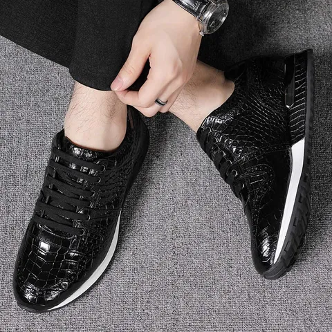 Giày sneaker da cá sấu – Mẫu 133 – mã SD-SNK-133