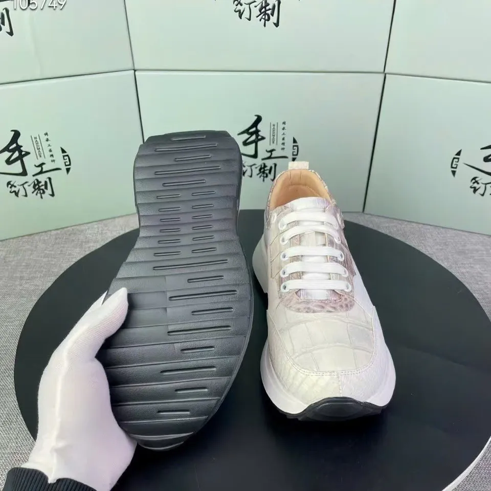 Giày sneaker da cá sấu – Mẫu 147 – mã SD-SNK-147