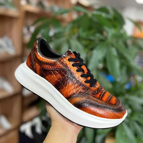 Giày sneaker da cá sấu – Mẫu 166 – mã SD-SNK-166