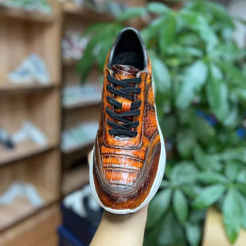 Giày sneaker da cá sấu – Mẫu 167 – mã SD-SNK-167