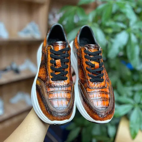 Giày sneaker da cá sấu – Mẫu 169 – mã SD-SNK-169