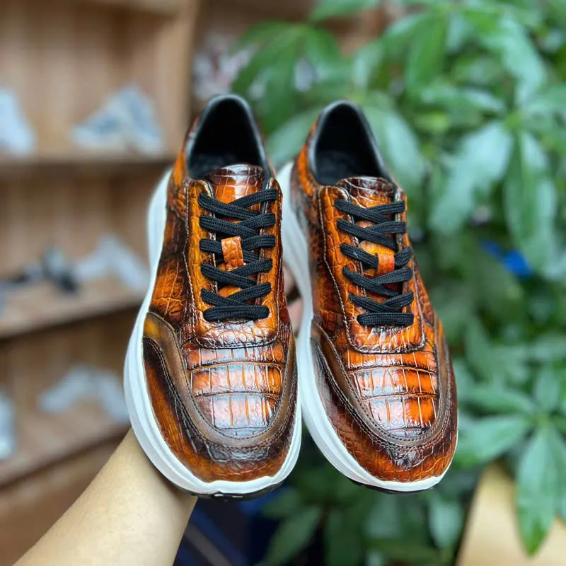 Giày sneaker da cá sấu – Mẫu 169 – mã SD-SNK-169