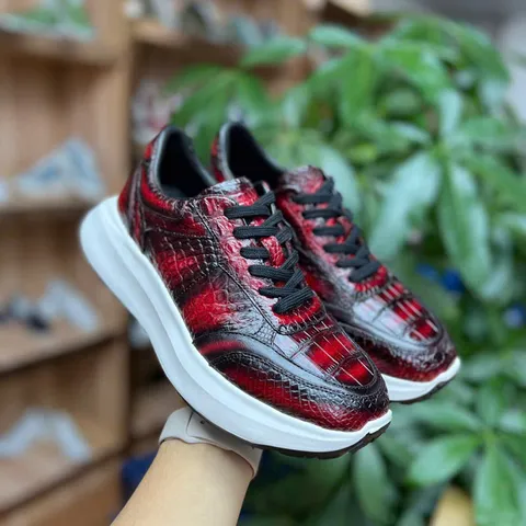 Giày sneaker da cá sấu – Mẫu 172 – mã SD-SNK-172