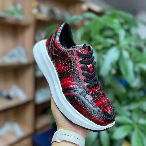 Giày sneaker da cá sấu – Mẫu 173 – mã SD-SNK-173