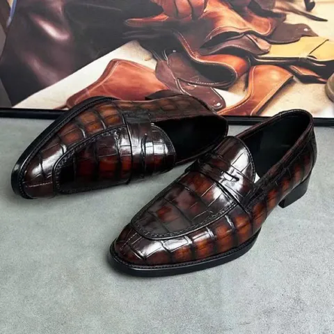 Giày sneaker da cá sấu – Mẫu 177 – mã SD-SNK-177