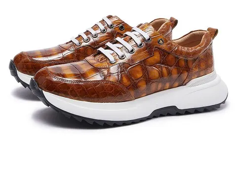 Giày sneaker da cá sấu – Mẫu 182 – mã SD-SNK-182