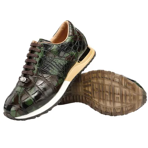 Giày sneaker da cá sấu – Mẫu 222 – mã SD-SNK-222