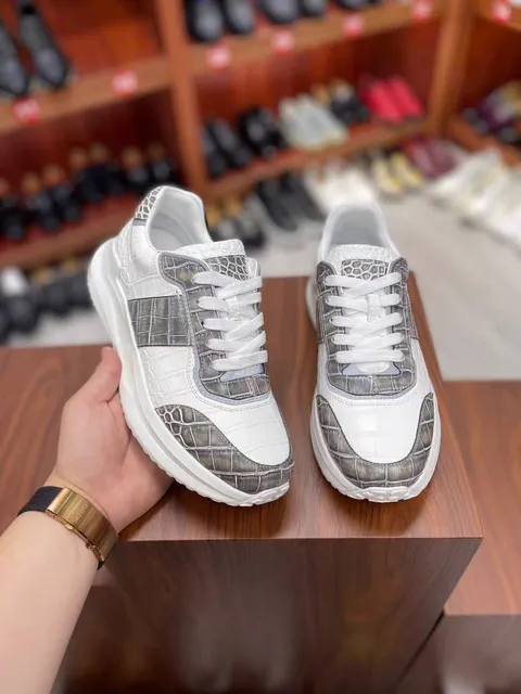 Giày sneaker da cá sấu – Mẫu 235 – mã SD-SNK-235