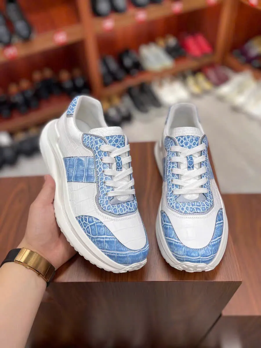 Giày sneaker da cá sấu – Mẫu 080 – mã SD-SNK-080
