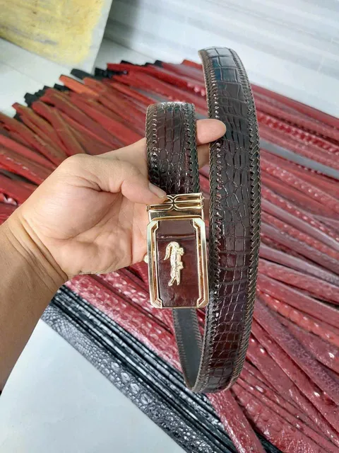 Thắt lưng da cá sấu – Mẫu 019 – mã SD-TL-019
